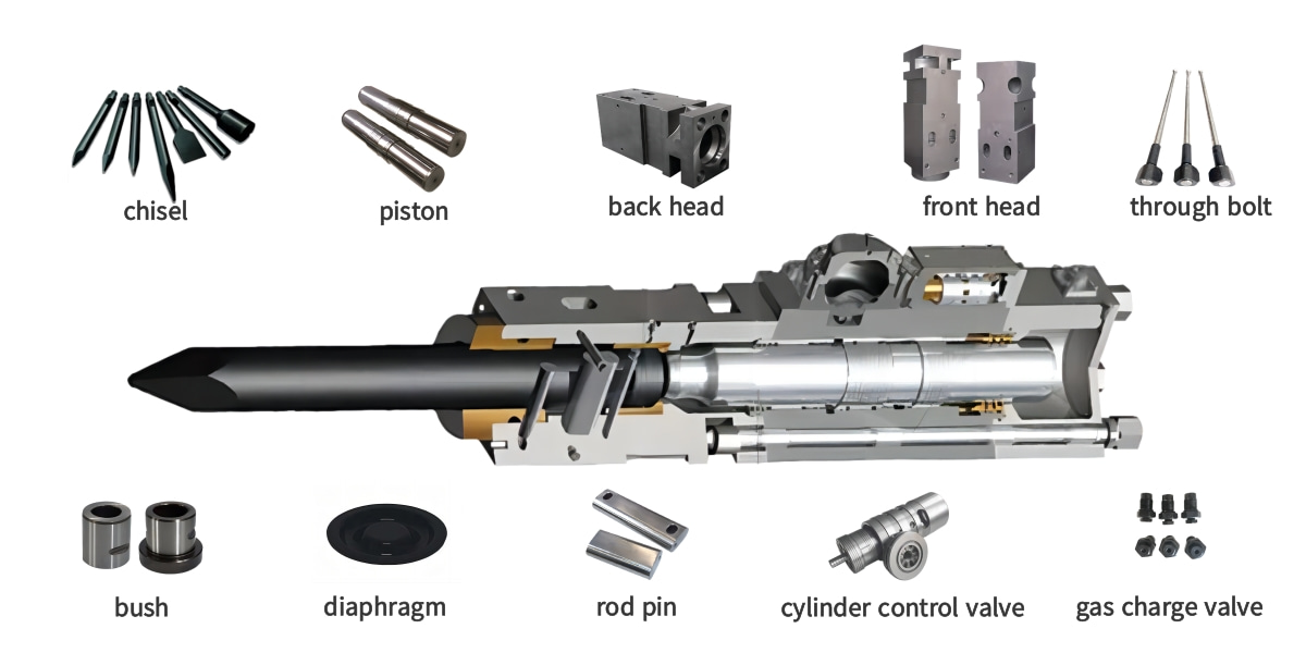 Hydraulic Hammer Parts