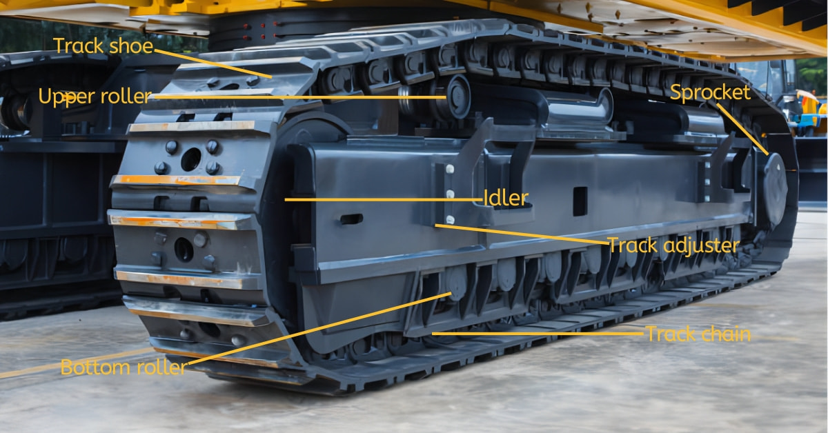 SK300 Excavator Carrier Roller Fit For Kobelco